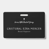 Badge Employé dentaire (Arrière)