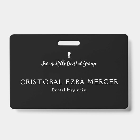 Badge Employé dentaire (Avant)
