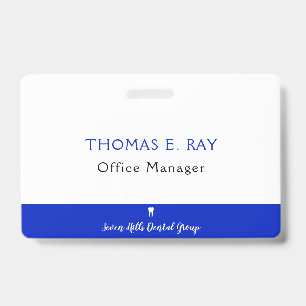 Badge Employé dentaire