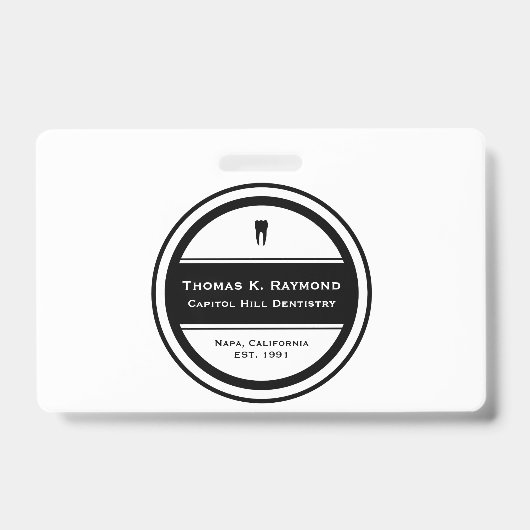 Badge Employé dentaire (Avant)