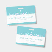 Badge Employé dentaire (Avant & arrière)