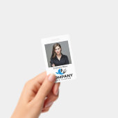Badge employé d'entreprise personnalisé (Manuel / portable)