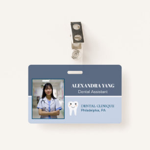 Badge Employé du bureau des dentistes, adjoint dentaire 