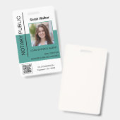 Badge Employé du bureau d'identification publique du not (Avant & arrière)