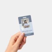 Badge employé du cabinet dentaire, assistante dentaire P (Manuel / portable)