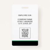 Badge Employé HVAC (Dos)