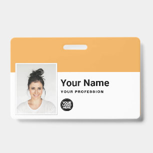 Badge Employé Personnalisé - Photo, Code-Barre, Lo