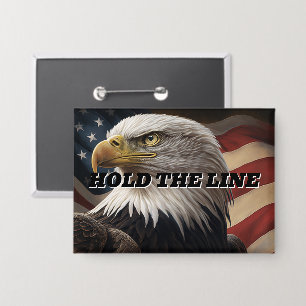 Badge Employés Fédéraux, Tenez La Ligne