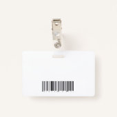 Badge EMS | Travailleur paramédical (Dos avec clip)