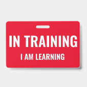 Badge En formation (Dos)