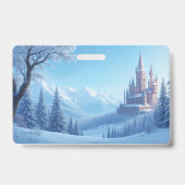 Badge en plastique de style congelé (Arrière)