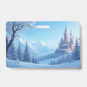 Badge en plastique de style congelé