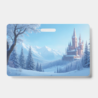 Badge en plastique de style congelé