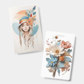 Badge en plastique - Vertical (Avant & arrière)