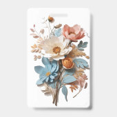 Badge en plastique - Vertical (Arrière)