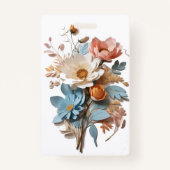 Badge en plastique - Vertical (Dos)