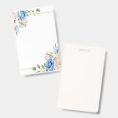 Badge en plastique - Vertical (Avant & arrière)