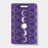 Badge Enfant de lune violette (Arrière)