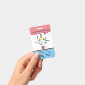 Badge Enfant Garçon Fille ID Identification Personnalise (Manuel / portable)