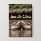 Badge Enregistrer les Otters (Recto)