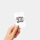 Badge Enseignant Art Café Teach Répétition (Manuel / portable)