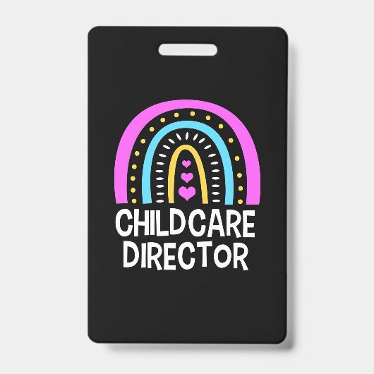 Badge Enseignant Directeur de la garde d'enfants (Avant)