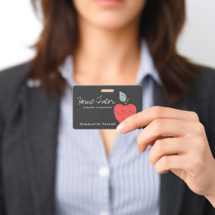 Badge Enseignants Tuteurs à Domicile Apple Affaires Pers