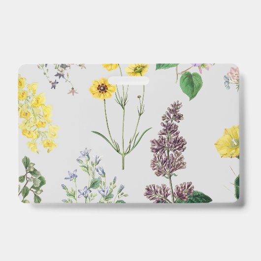 Badge Ensemble de fleurs vintage (Avant)