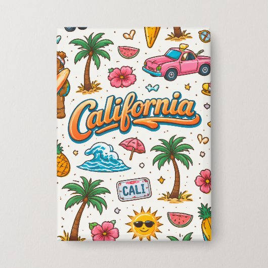 Badge Ensoleillement Californien (Recto)