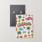 Badge Ensoleillement Californien (Recto/Verso)