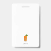 Badge Enterrement de vie de jeune fille Filles Week-end  (Dos)