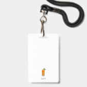 Badge Enterrement de vie de jeune fille Weekend Filles D (Arrière avec lanière)