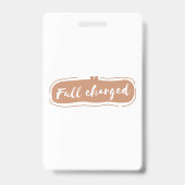 Badge entièrement chargé (Arrière)