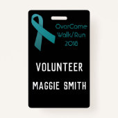 Badge entièrement personnalisable sur le cancer de (Devant)