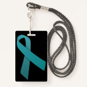 Badge entièrement personnalisable sur le cancer de (Derrière avec lanière)