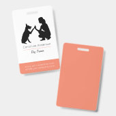 Badge Entraîneur de chiens (Front & Back)