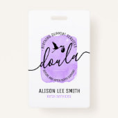 Badge Entraîneur de naissance de Doula (Devant)