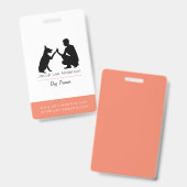 Badge Entrenador de perros (Recto et verso)