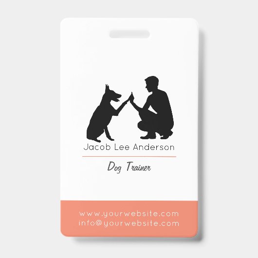 Badge Entrenador de perros (Face)