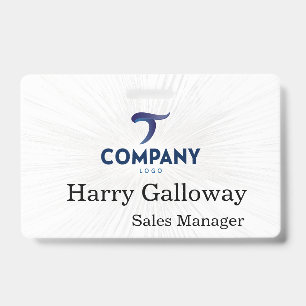Badge Entreprise commerciale corporate personnalisée à m