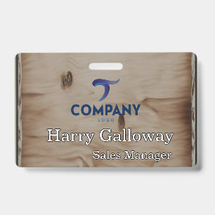 Badge Entreprise Commerciale Corporative Personnalisée M