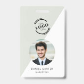 Badge Entreprise d'ID photo employé (Avant)