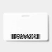 Badge Entreprise | Homme d'affaires en costume | Code ba (Back)