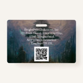 Badge Entreprise personnalisée de marque (Dos)