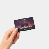 Badge Entreprise personnalisée de marque (Manuel / portable)