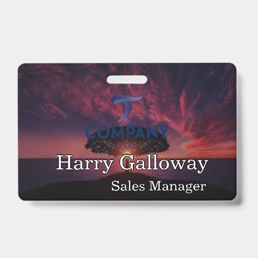 Badge Entreprise personnalisée de marque (Avant)