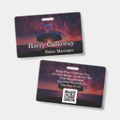 Badge Entreprise personnalisée de marque (Avant & arrière)