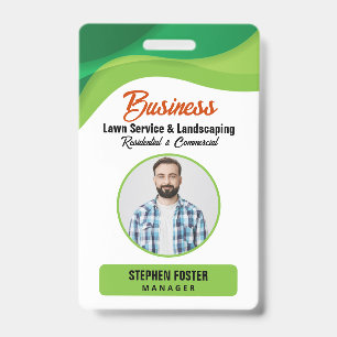 Badge Entretien de pelouse et aménagement paysager Green