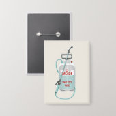 Badge Entretien du jardin de pulvérisation de mauvaises (Recto/Verso)