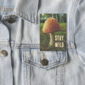 Badge Épingle bouton champignon (Insitu)